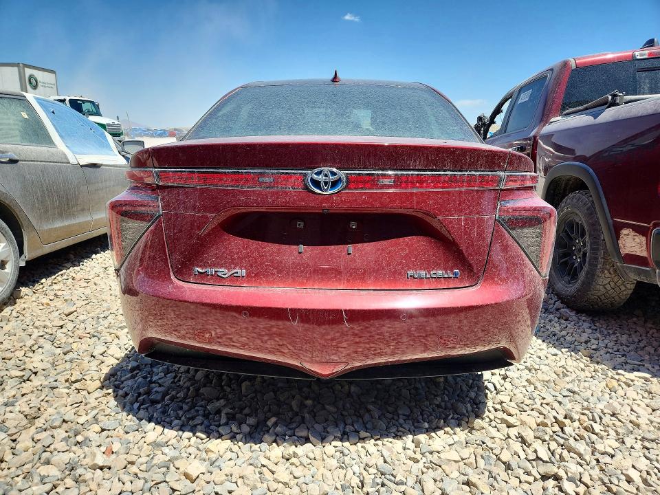 2019 Toyota Mirai VIN JTDBVRBD0KA007624 COPART salvage auction — FRONT END, Co - Certificate Of Title, sold $1,450 on 2026-07-21 (photo 6)
