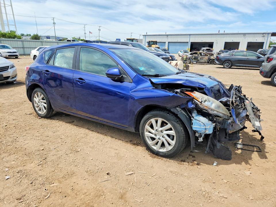 2012 Mazda VIN JM1BL1M70C1613537 COPART salvage auction — FRONT END, Il - Salvage Certificate, sold $225 on 2026-07-06 (photo 4)