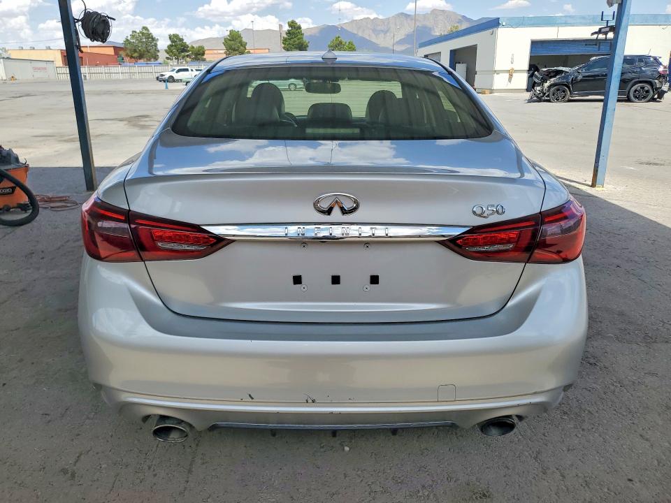 2019 Infiniti Q50 VIN JN1EV7AP2KM512269 COPART salvage auction — HAIL, Tx - Salvage Title-Flood Damage (P), sold $4,600 on 2026-07-14 (photo 6)