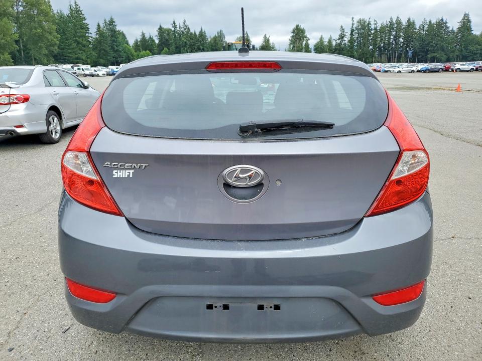 2014 Hyundai Accent VIN KMHCT5AE6EU147916 COPART salvage auction — Burn Engine, WA - BILL OF SALE, sold $250 on 2026-07-20 (photo 6)