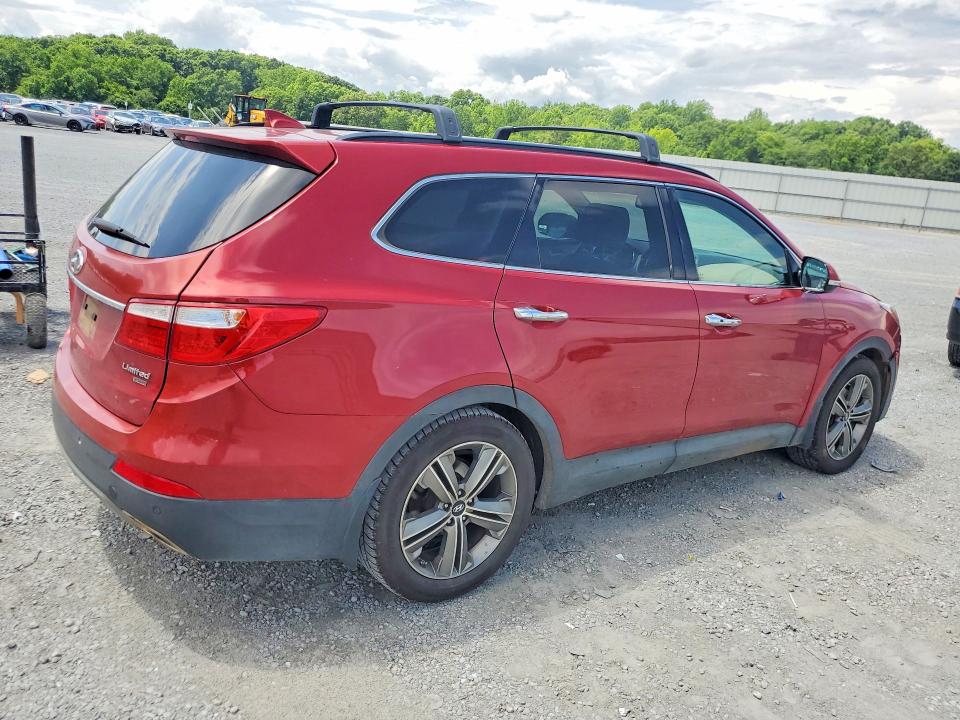 2014 Hyundai Santa fe VIN KM8SR4HF4EU077447 COPART salvage auction — FRONT END, Salvage Title, sold $225 on 2026-07-29 (photo 3)