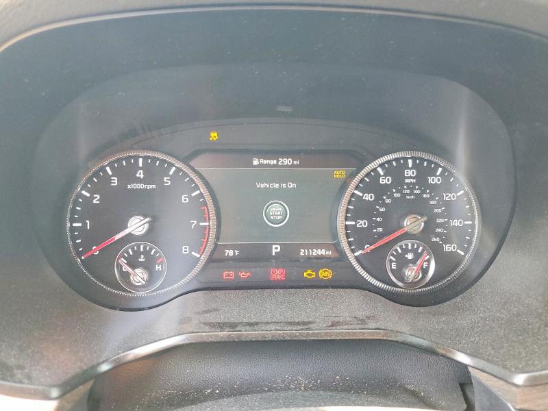 2021 Kia Telluride VIN 5XYP5DHC5MG141118 COPART salvage auction — NORMAL WEAR, Ny - Certificate Of Title, sold $4,900 on 2026-07-14 (photo 9)