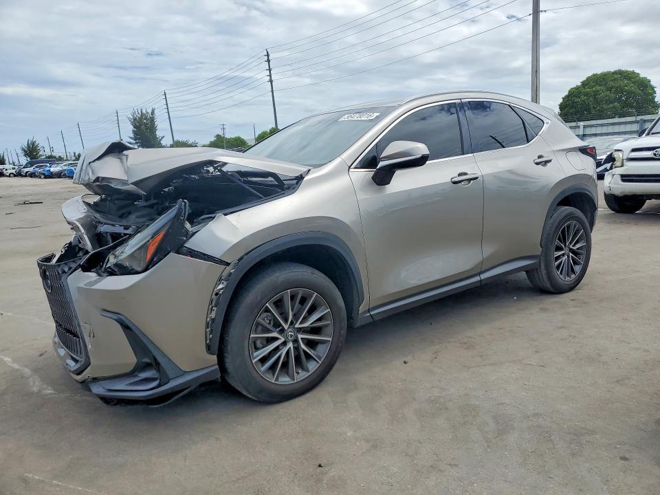 2023 Lexus Nx VIN 2T2ADCAZ0PC005170 COPART salvage auction — FRONT END, Fl - Certificate Of Destruction, sold $11,600 on 2026-07-27 (photo 1)