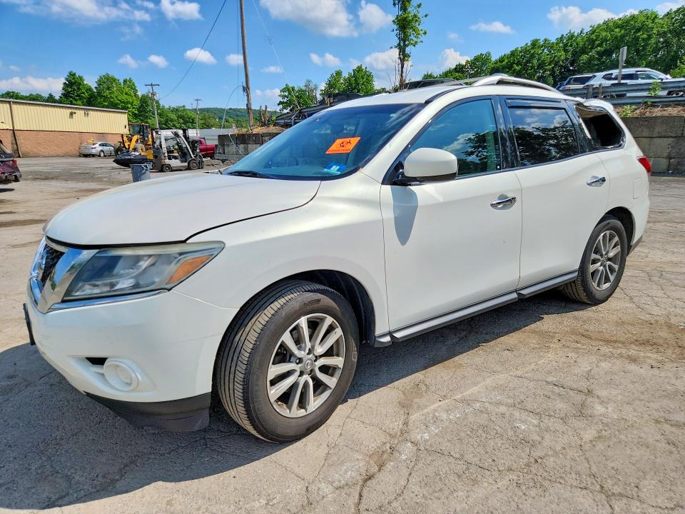 2014 Nissan Pathfinder VIN 5N1AR2MM1EC632168 COPART salvage auction — ROOF, NY - MV-907A SALVAGE CERTIFICATE, sold $425 on 2026-07-02 (photo 1)