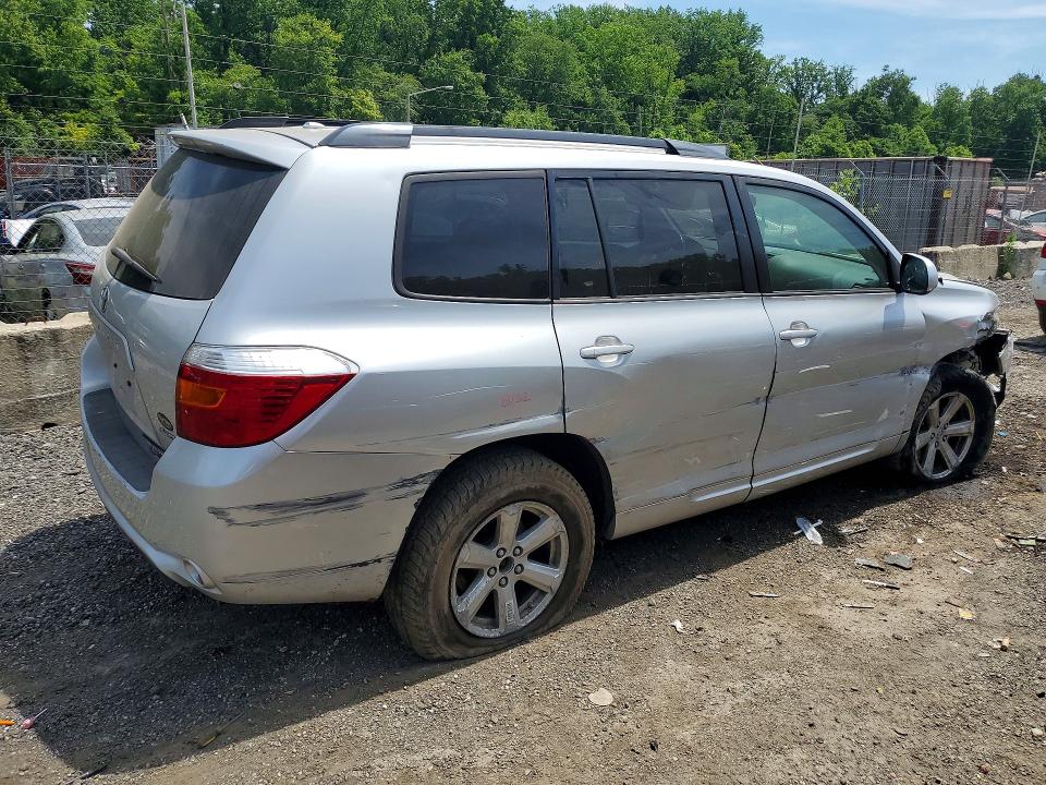 2010 Toyota Highlander VIN 5TDBK3EH6AS019329 COPART salvage auction — FRONT END, Md - Cert Of Salvage > 75% Damage, sold $1,950 on 2026-07-07 (photo 3)
