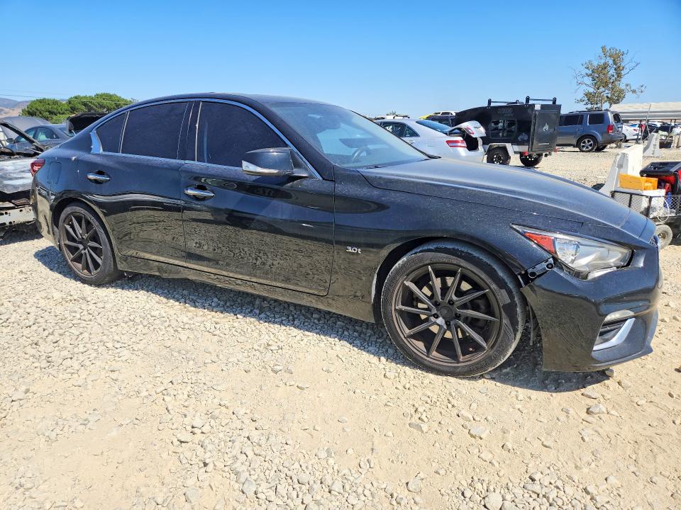 2018 Infiniti Q50 VIN JN1EV7APXJM356237 COPART salvage auction — VANDALISM, Ca - Salvage Certificate, sold $60 on 2026-07-28 (photo 4)