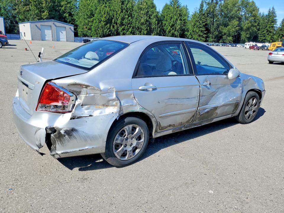 2008 Kia Spectra VIN KNAFE121885522961 COPART salvage auction — REAR END, WA - BILL OF SALE, sold $250 on 2026-07-13 (photo 3)