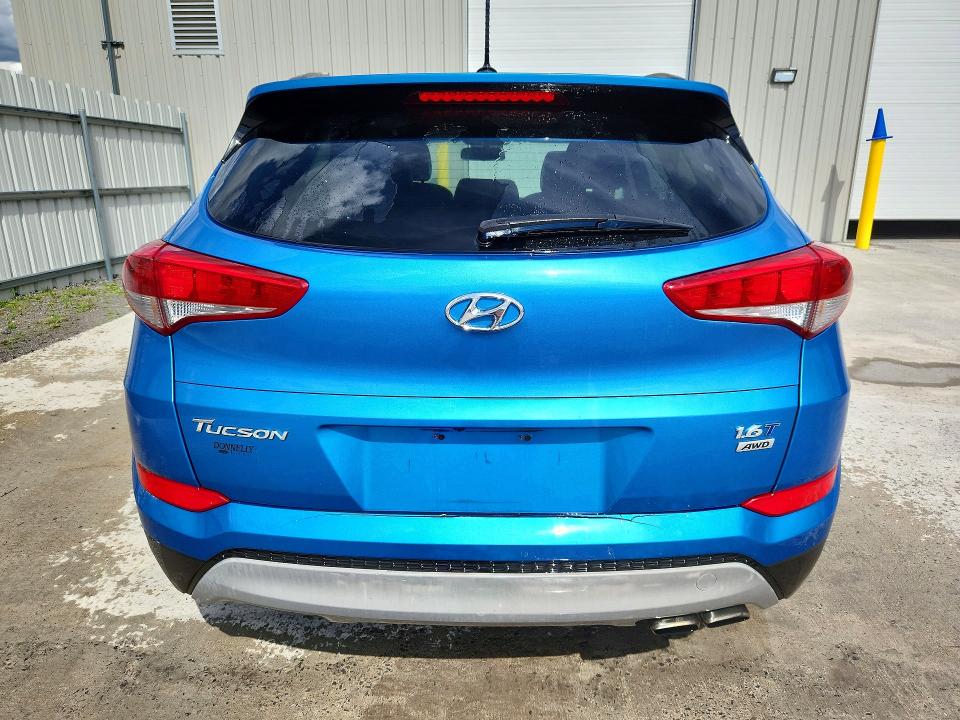 2017 Hyundai Tucson VIN KM8J3CA29HU408249 COPART salvage auction — REAR END, ON - PERMIT NO BRAND - UNFIT (P), sold $3,550 on 2026-07-22 (photo 6)