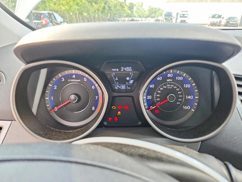 2015 Hyundai Elantra VIN KMHDH4AE8FU455879 COPART salvage auction — FRONT END, Oh - Cert Of Title-Salvage, sold $700 on 2026-07-15 (photo 9)