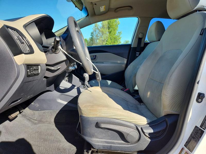 2013 Kia VIN KNADM4A34D6154376 COPART salvage auction — FRONT END, OR - SALVAGE TITLE CERTIFICATE, sold $325 on 2026-07-27 (photo 7)