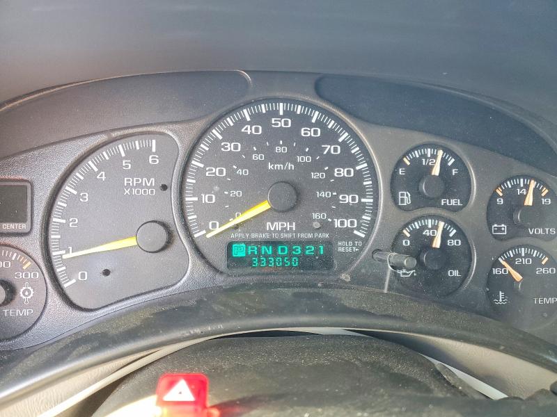 2001 Chevrolet Silverado 2500 VIN 1GCHK29GX1E177250 COPART salvage auction — REAR END, Ca - Salvage Certificate, sold $1,350 on 2026-07-02 (photo 9)