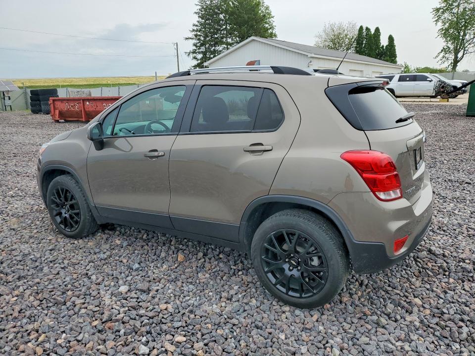 2022 Chevrolet VIN KL7CJPSM0NB516483 COPART salvage auction — HAIL, Ia - Cert Of Title-Salvage Title, sold $4,550 on 2026-07-28 (photo 2)