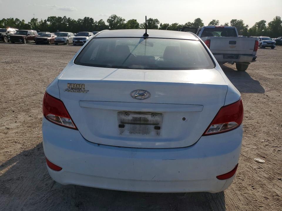 2016 Hyundai Accent VIN KMHCT4AE5GU990664 COPART salvage auction — FRONT END, Mt - Certificate Of Title, sold $350 on 2026-07-10 (photo 6)
