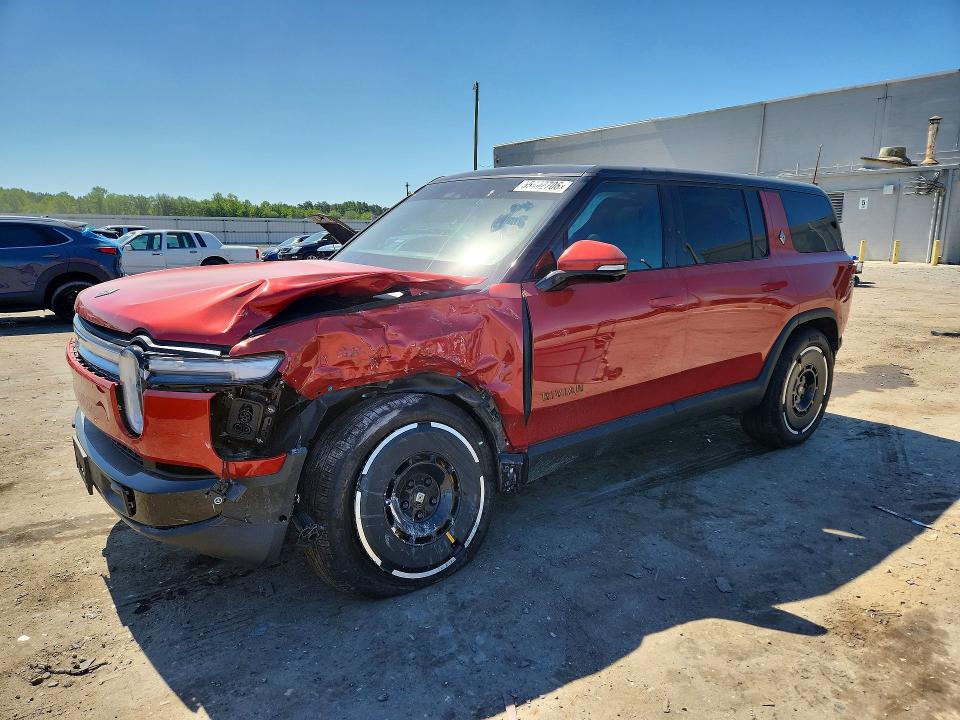 2025 Rivian VIN 7PDSGCBP5SN060757 COPART salvage auction — FRONT END, Va - Cert Of Title - Salvage, sold $30,750 on 2026-08-12 (photo 1)