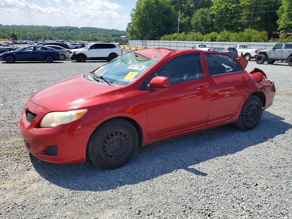 2009 Toyota Corolla VIN JTDBL40E59J023994 COPART salvage auction — ROOF, Nc - Salvage Certificate Of Title, sold $550 on 2026-07-23 (photo 1)