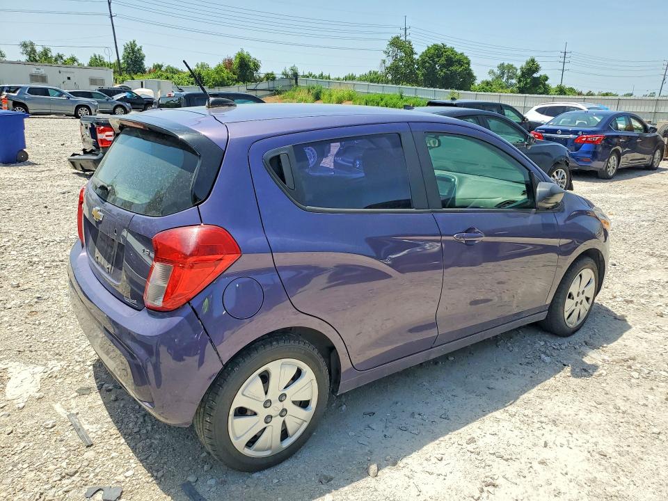 2016 Chevrolet Spark VIN KL8CB6SA1GC563608 COPART salvage auction — SIDE, Il - Certificate Of Title, sold $850 on 2026-07-10 (photo 3)