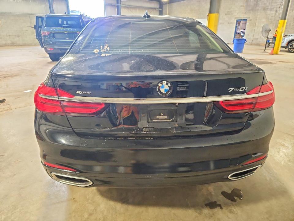 2016 BMW 7er VIN WBA7F2C51GG418551 COPART salvage auction — VANDALISM, Pa - Cert Of Salv-R=Reconstructed, sold $5,200 on 2026-07-06 (photo 6)