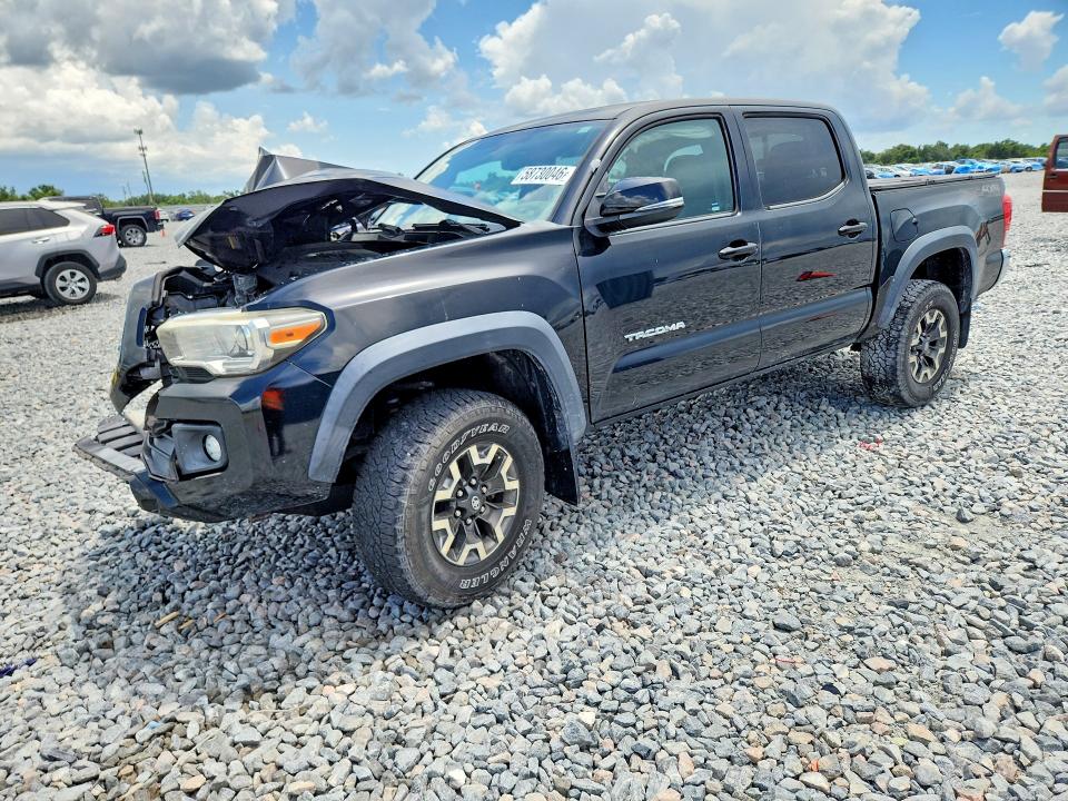 2016 Toyota Tacoma VIN 5TFCZ5AN6GX023309 COPART salvage auction — FRONT END, FL - CERT OF TITLE SLVG REBUILDABLE, sold $5,200 on 2026-07-28 (photo 1)