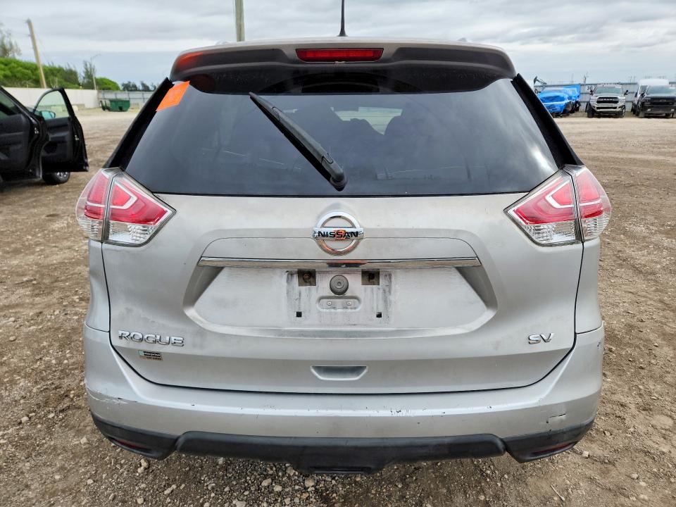 2015 Nissan Rogue VIN KNMAT2MT1FP527802 COPART salvage auction — FRONT END, Fl - Cert Of Ttl-Rebuilt&Slvg Rbld, sold $400 on 2026-07-15 (photo 6)