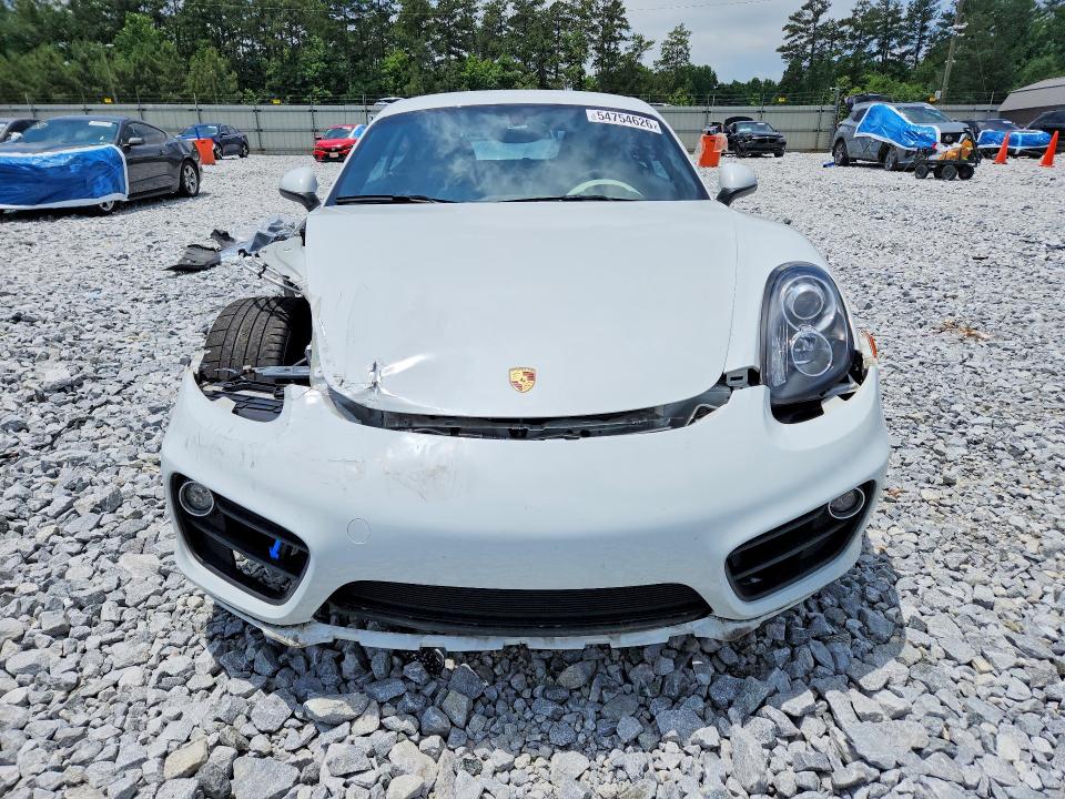2016 Porsche Cayman VIN WP0AA2A85GK170130 COPART salvage auction — FRONT END, Ga - Cert Of Title-Salvage, sold $18,500 on 2026-07-28 (photo 5)