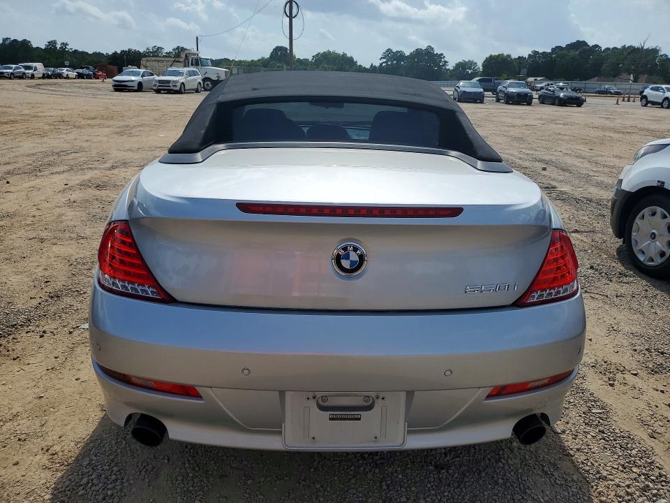 2010 BMW 6er VIN WBAEB5C54AC224650 COPART salvage auction — SIDE, Al - Cert Of Title-Salvage Title, sold $1,100 on 2026-07-21 (photo 6)