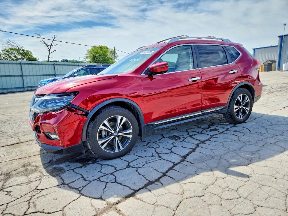 2017 Nissan Rogue VIN JN8AT2MT9HW406979 COPART salvage auction — FRONT END, Tn - Salvage Certificate, sold $5,700 on 2026-07-20 (photo 1)