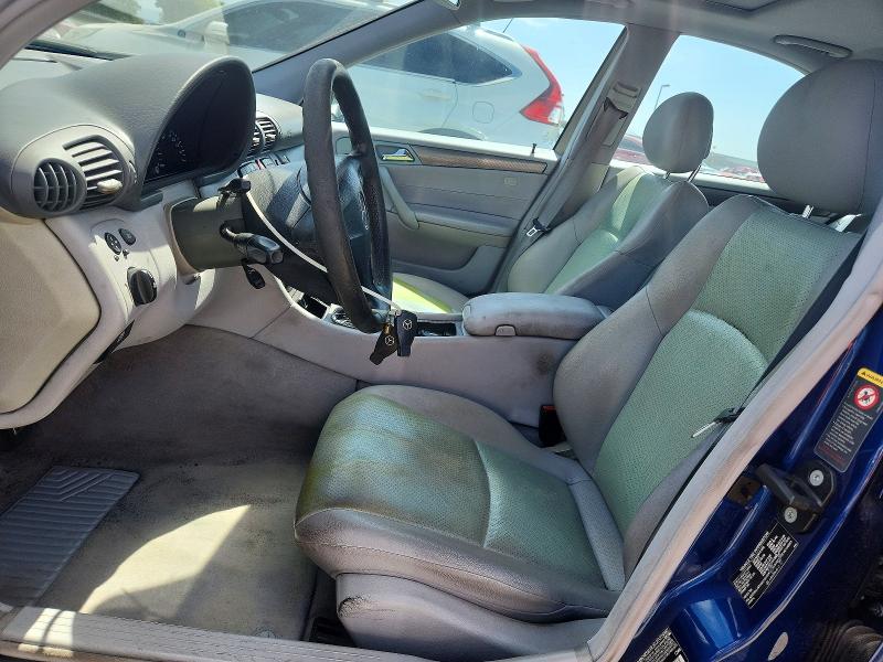2004 Mercedes-benz C class VIN WDBRF40J74F548598 COPART salvage auction — FRONT END, Ca - Salvage Certificate, sold $225 on 2026-07-31 (photo 7)