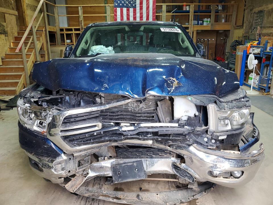 2019 Ram VIN 1C6SRFFTXKN803124 COPART salvage auction — FRONT END, Mn - Cert Of Title-Salvage, sold $6,200 on 2026-09-01 (photo 5)