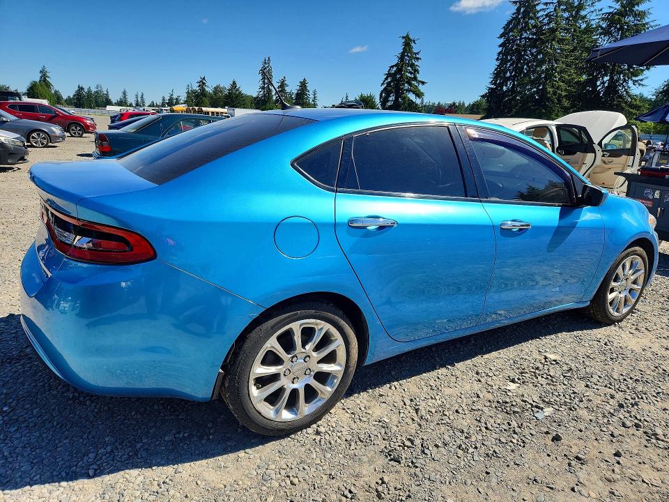 2016 Dodge Dart VIN 1C3CDFFA9GD819150 COPART salvage auction — REAR END, Wa - Bill Of Sale, sold $1,050 on 2026-07-02 (photo 3)