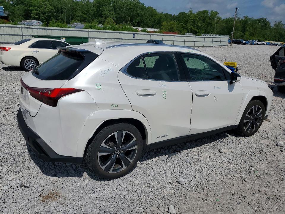 2022 Lexus Ux VIN JTHP9JBH3N2056750 COPART salvage auction — HAIL, Oh - Cert Of Title-Salvage, sold $14,600 on 2026-07-02 (photo 3)