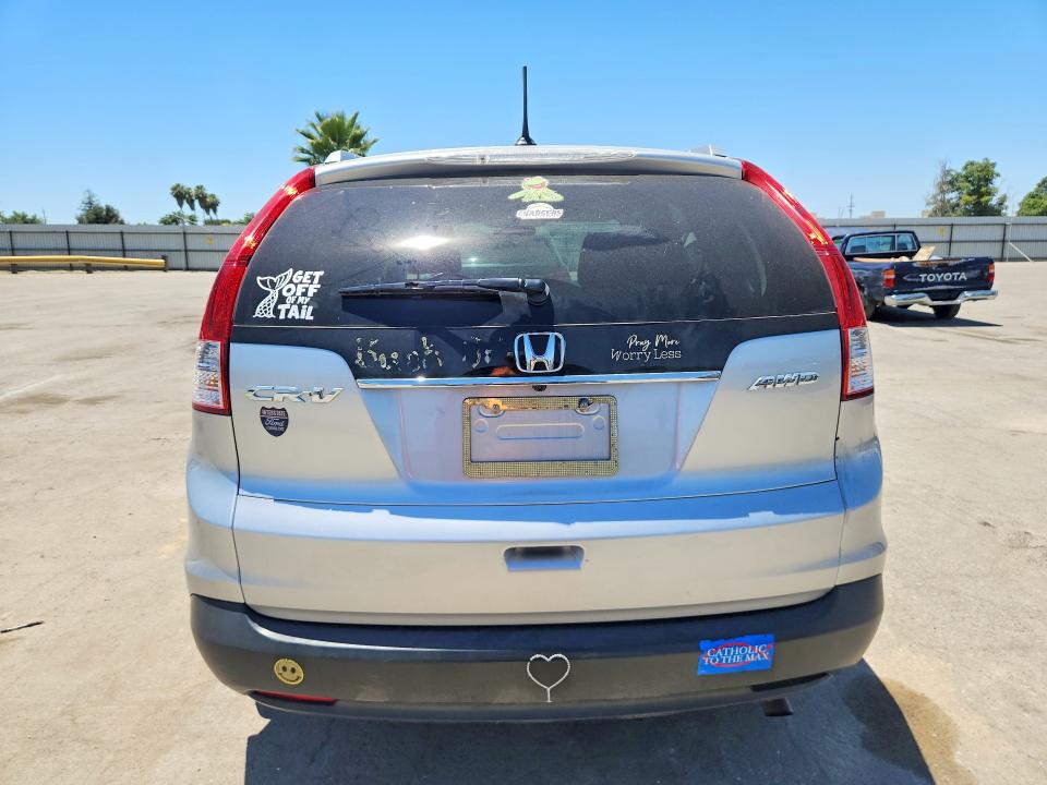 2012 Honda Cr-v VIN JHLRM4H78CC019423 COPART salvage auction — FRONT END, Ca - Salvage Certificate, sold $3,350 on 2026-08-21 (photo 6)
