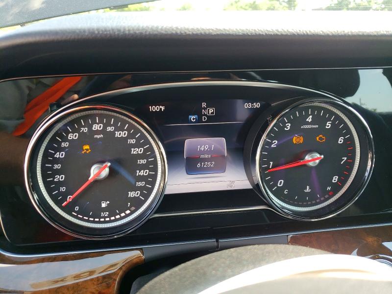 2017 Mercedes-benz E-klasse VIN WDDZF4KB6HA096563 COPART salvage auction — FRONT END, CT - CERT OF TITLE-SALVAGE, sold $2,100 on 2026-07-24 (photo 9)