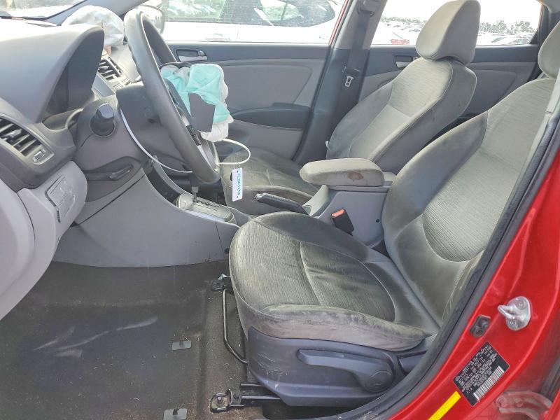 2015 Hyundai Accent VIN KMHCT4AE3FU936164 COPART salvage auction — FRONT END, KY - CERT OF TITLE-SALVAGE, sold $575 on 2026-07-27 (photo 7)