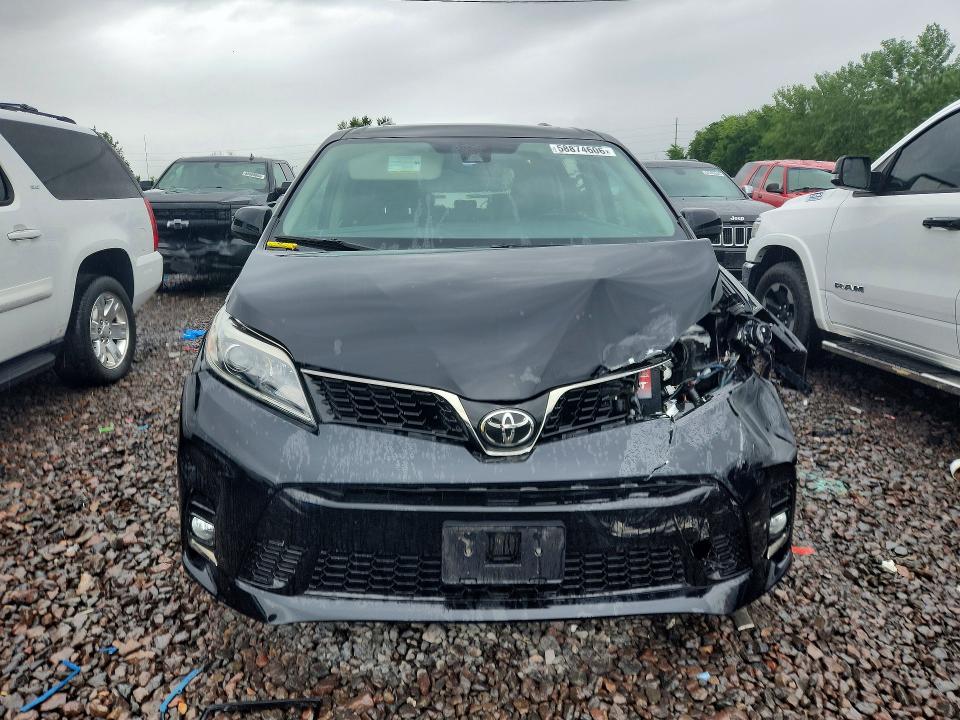 2018 Toyota Sienna VIN 5TDXZ3DC9JS939852 COPART salvage auction — FRONT END, Il - Salvage Certificate, sold $3,100 on 2026-07-27 (photo 5)