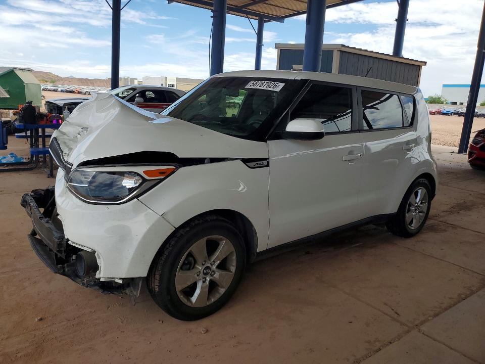 2017 Kia Soul VIN KNDJN2A25H7439389 COPART salvage auction — FRONT END, Az - Cert Of Title - Salvage, sold $1,050 on 2026-07-07 (photo 1)