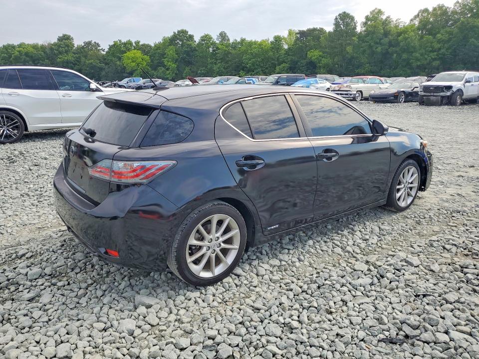 2013 Lexus Ct VIN JTHKD5BH4D2163837 COPART salvage auction — MINOR DENT/SCRATCHES, Nc - Dealer Only Clean Title (P), sold $4,200 on 2026-07-21 (photo 3)
