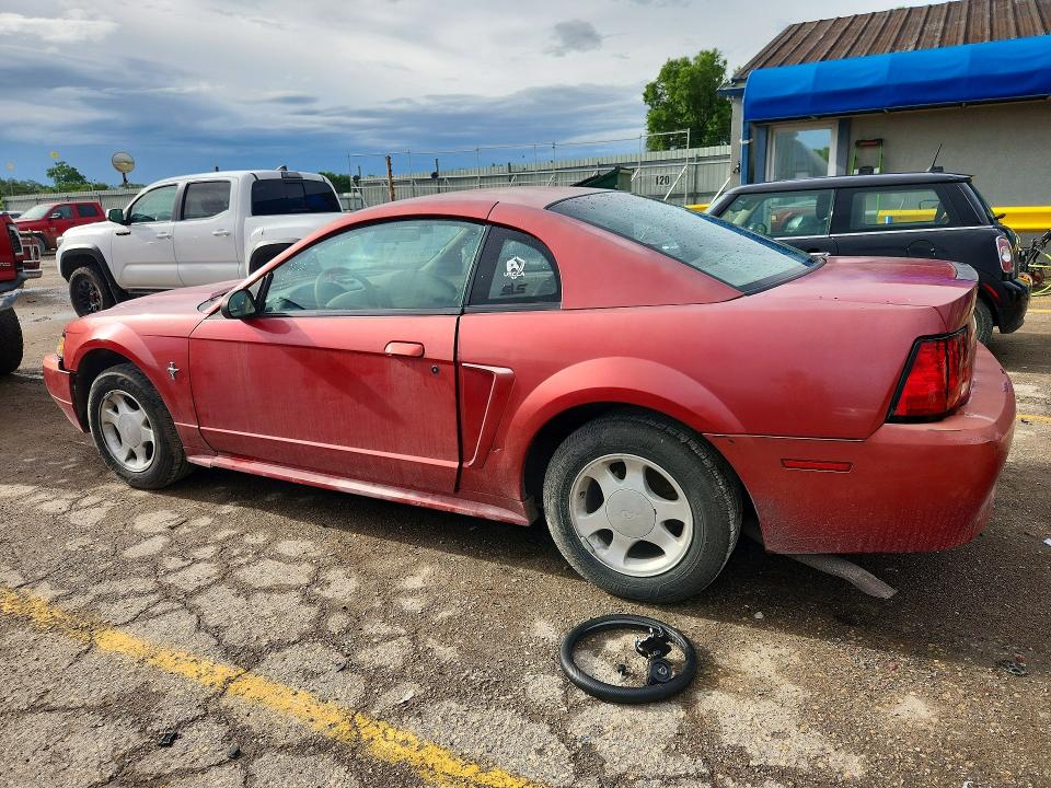 2000 Ford Mustang VIN 1FAFP4045YF103087 COPART salvage auction — REAR END, Ks - Cert Of Title-Salvage, sold $375 on 2026-07-08 (photo 2)