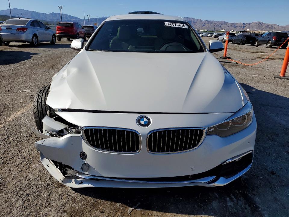 2018 BMW 4er VIN WBA4Z1C50JEE41443 COPART salvage auction — FRONT END, Nv - Salvage Title, sold $8,300 on 2026-07-30 (photo 5)
