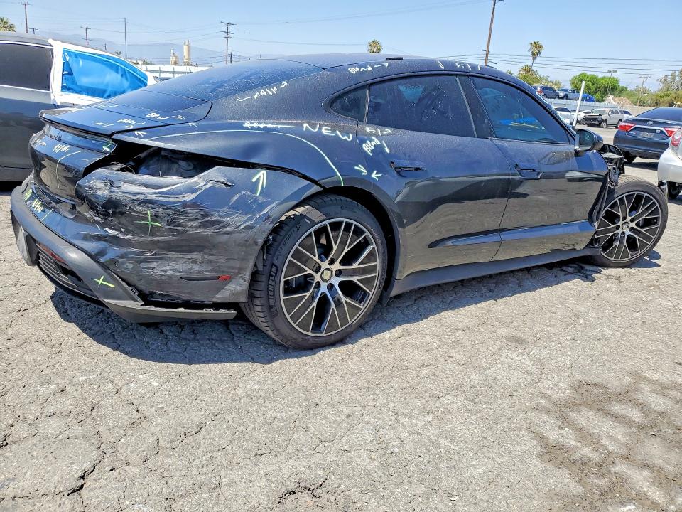 2022 Porsche Taycan VIN WP0AA2Y12NSA11980 COPART salvage auction — FRONT END, Ca - Salvage Certificate, sold $19,700 on 2026-07-16 (photo 3)