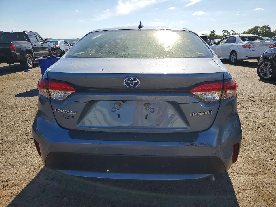 2020 Toyota Corolla VIN JTDEBRBE8LJ023781 COPART salvage auction — FRONT END, PA - CERTIFICATE OF SALVAGE, sold $1,750 on 2026-07-31 (photo 6)