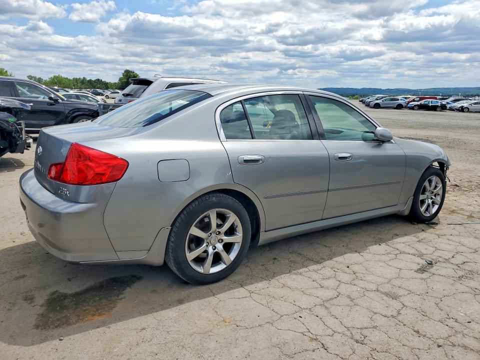 2006 Infiniti G35 VIN JNKCV51F76M616714 COPART salvage auction — FRONT END, PA - CERTIFICATE OF SALVAGE, sold $400 on 2026-07-21 (photo 3)