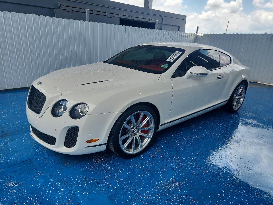 2011 Bentley Continental VIN SCBCU7ZA0BC067708 COPART salvage auction — SIDE, Fl - Cert Of Title Slvg Rebuildable, sold $33,750 on 2026-07-02 (photo 1)