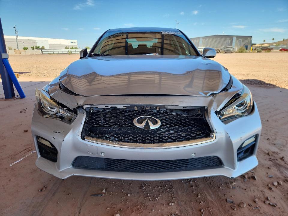 2014 Infiniti VIN JN1AV7AP5EM691720 COPART salvage auction — FRONT END, Az - Cert Of Title - Salvage, sold $175 on 2026-07-23 (photo 5)
