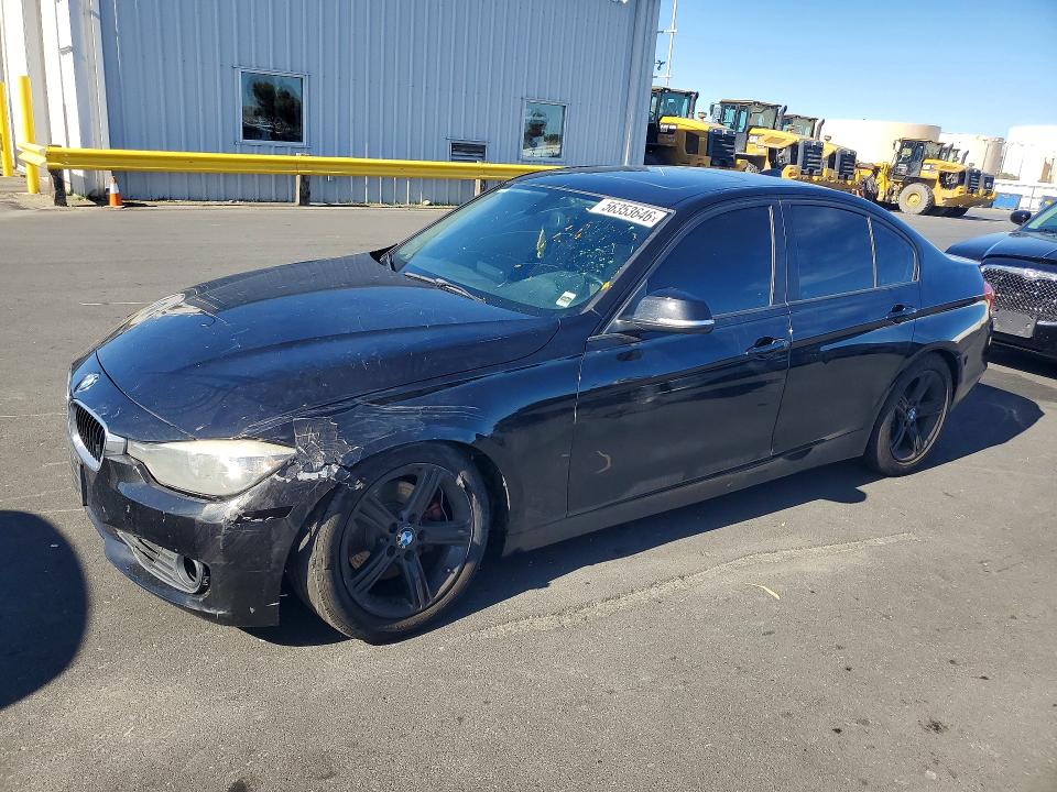 2014 BMW 3er VIN WBA3C1C50EK107690 COPART salvage auction — VANDALISM, Ca - Salvage Certificate, sold $275 on 2026-08-17 (photo 1)