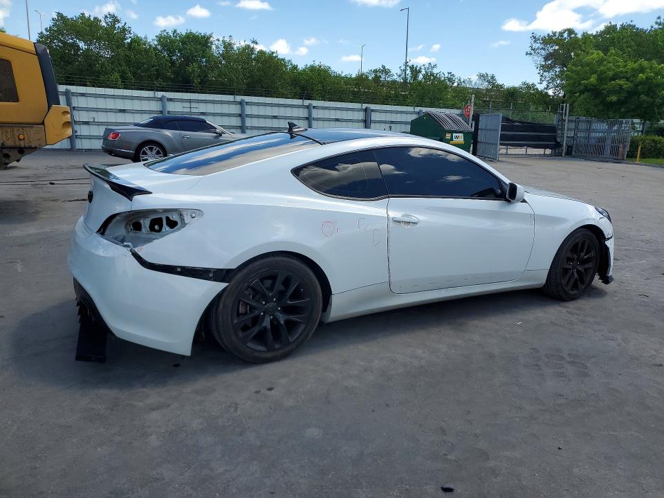 2013 Hyundai Genesis VIN KMHHT6KD2DU105193 COPART salvage auction — REAR END, Fl - Cert Of Ttl-Rebuilt&Slvg Rbld, sold $675 on 2026-07-13 (photo 3)