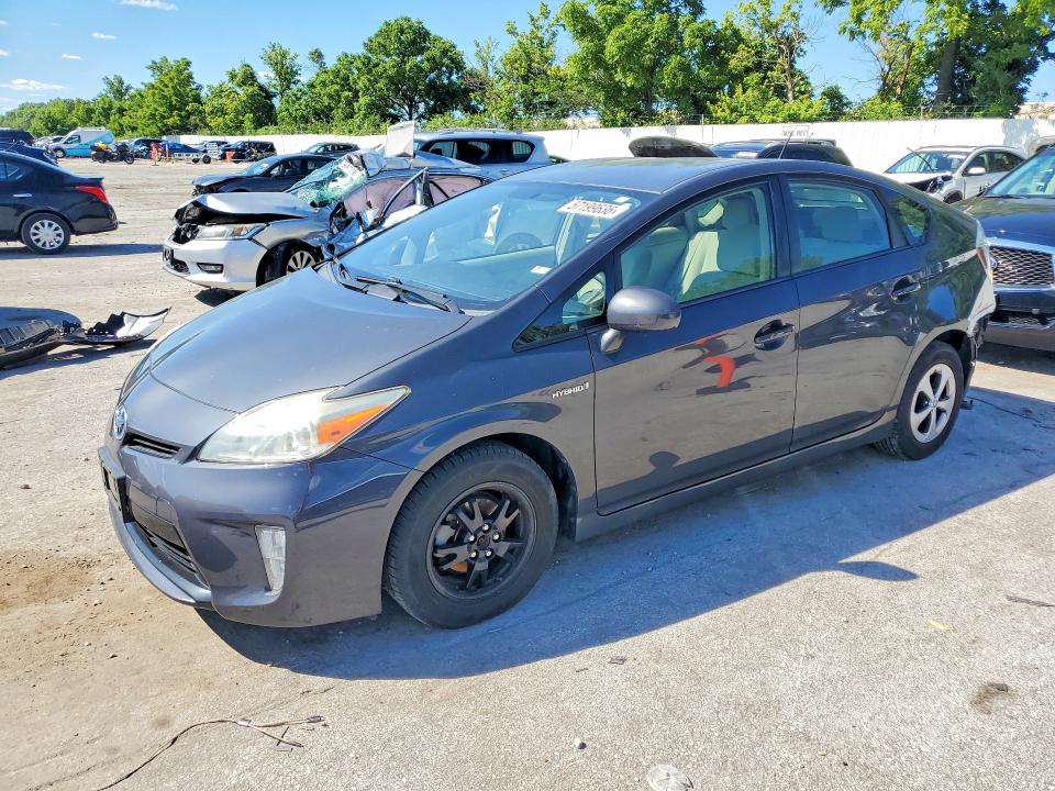 2013 Toyota Prius VIN JTDKN3DUXD5568421 COPART salvage auction — REAR END, MO - SALVAGE CERTIFICATE OF TITLE, sold $2,300 on 2026-07-28 (photo 1)