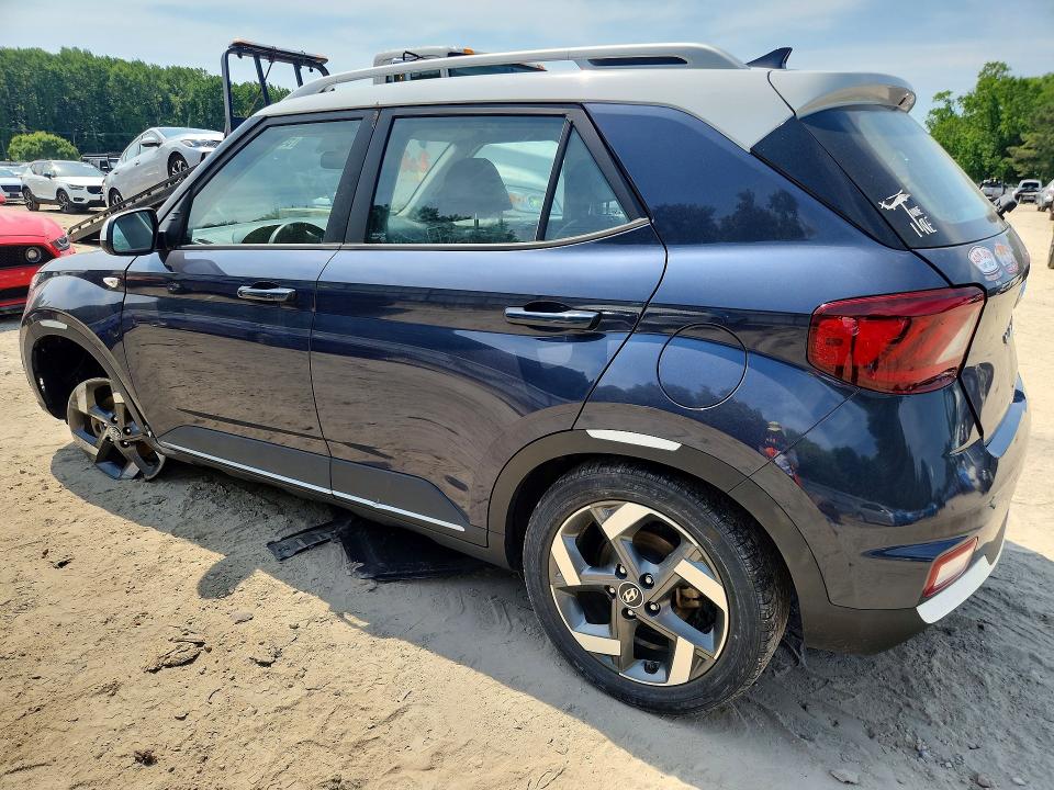 2022 Hyundai Venue VIN KMHRC8A37NU209415 COPART salvage auction — FRONT END, VA - CERT OF TITLE - SALVAGE, sold $575 on 2026-07-21 (photo 2)