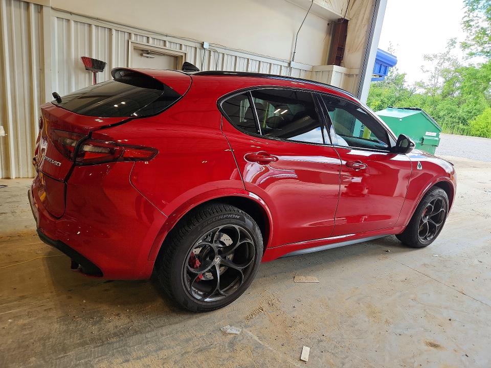 2022 Alfa romeo Stelvio VIN ZASPAKEVXN7D29600 COPART salvage auction — FRONT END, Wi - Cert Of Title-Salvage Vehicle, sold $11,700 on 2026-08-05 (photo 3)
