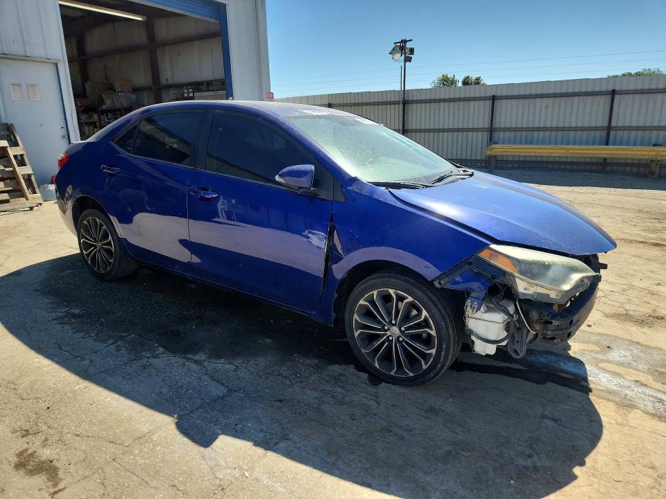 2015 Toyota Corolla VIN 5YFBURHEXFP276928 COPART salvage auction — FRONT END, CA - CERTIFICATE OF TITLE, sold $1,100 on 2026-07-28 (photo 4)