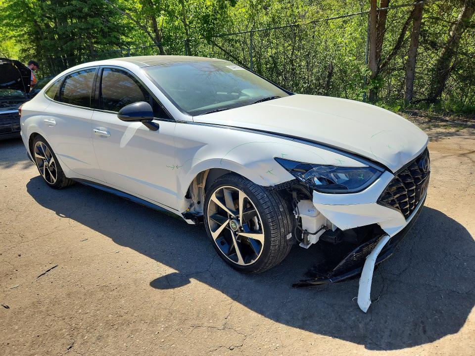 2022 Hyundai Sonata VIN 5NPEJ4J29NH139600 COPART salvage auction — FRONT END, Salvage Title, sold $8,300 on 2026-07-14 (photo 4)